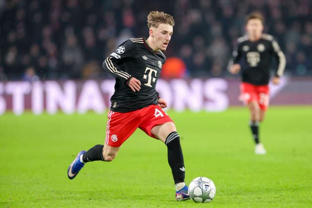 Lennart Karl (FC Bayern Muenchen) kontrolliert den Ball, UEFA Champions League 2025 26 League Phase MD8, PSV Eindhoven v FC Bayern München, PSV Stadion am 28. January 2026 in Eindhoven, Niederlande. (Foto von Marco Steinbrenner DeFodi Images) Lennart Karl (FC Bayern Muenchen) controls the ball, UEFA Champions League 2025 26 League Phase MD8, PSV Eindhoven v FC Bayern München, PSV Stadion, January 28, 2026 in Eindhoven, Netherlands. (Photo by Marco Steinbrenner DeFodi Images) -