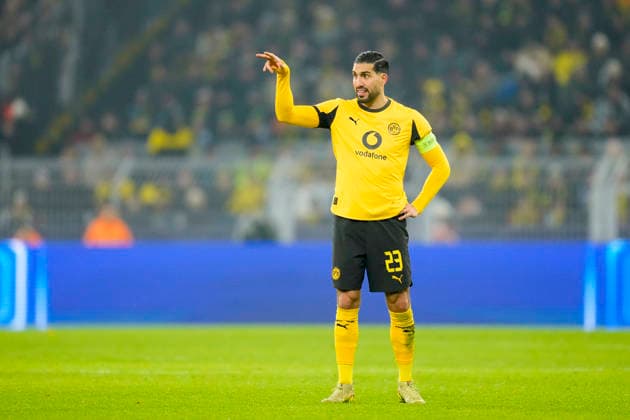 Emre Can (Borussia Dortmund) gestures during the UEFA Champions League 2025 26 League Phase MD8 match between Borussia Dortmund and FC Internazionale Milano at BVB Stadion Dortmund on January 28, 2026 in Dortmund, Germany. (Photo by Alex Gottschalk DeFodi Images) -