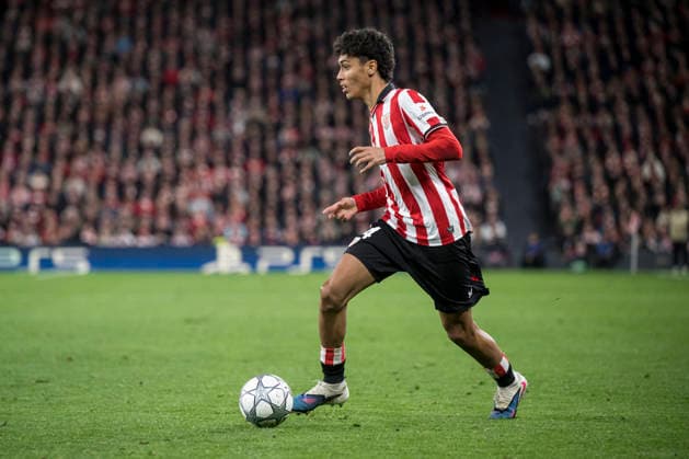UEFA Champions League Athletic Club vs Sporting Clube de Portugal Selton Sanchez of Athletic Club in action during Champions League 2025-26 League phase match between Athletic Club and Sporting Clube de Portugal at San mames stadium. Bilbo (Basque Country). January 28, 2026. (Gari Garaialde Bostok Photo) Bilbao Bizkaia Spain Editorial Use Only  Copyright: xGarikoitzxGaraialdex xBostokxPhotox Bostok Photo GarixGaraialdex GG2601280548