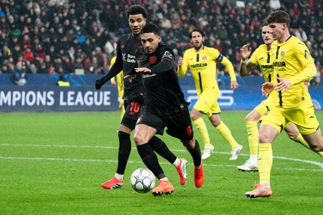UEFA Champions League 2025 26 Bayer 04 Leverkusen vs. Villarreal CF 8. Spieltag der Ligaphase Mittwoch, 28.01.2026 BayArena (Nordrhein-Westfalen, Deutschland) Ezequiel Fernandez ( 6) Copyright: xCelinaxLeiersx