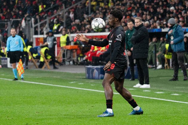 UEFA Champions League 2025 26 Bayer 04 Leverkusen vs. Villarreal CF 8. Spieltag der Ligaphase Mittwoch, 28.01.2026 BayArena (Nordrhein-Westfalen, Deutschland) Ernest Poku ( 19) Copyright: xCelinaxLeiersx