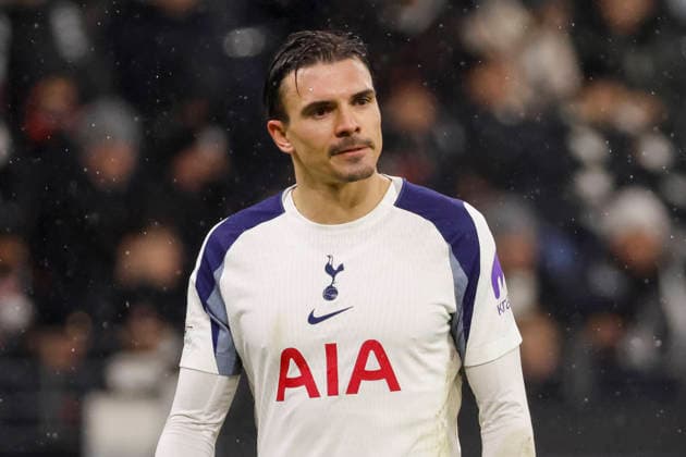 Joao Palhinha (Tottenham Hotspur, 06) , Deutschland, Fussball, UEFA Champions League, 8. Spieltag, 2025 2026, Eintracht Frankfurt vs. Tottenham Hotspur, 28.01.2026, Frankfurt am Main Deutsche-Bank-Park Deutschland Copyright: xGrantxHubbsx