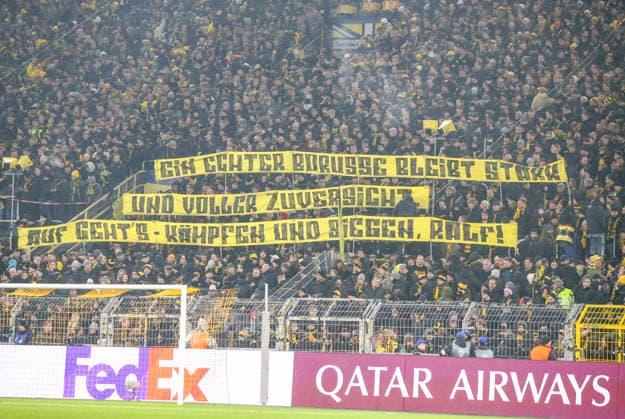 Fussball UEFA Champions League 2025 26, 8. Spieltag Ligaphase - Borussia Dortmund vs Inter Mailand - Signal Iduna Park-Stadion (Dortmund): Dortmund Copyright: xAymanxAlahmedx