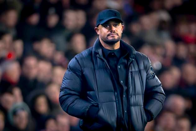 SC Bayern Munchen trainer Vincent Kompany during the match PSV Eindhoven vs FC Bayern Munchen at the Philips stadium for the Champions League - League phase - Matchday 8 season 2025-2026 in EINDHOVEN, Netherlands on 28 01 2026, (Photo by Marcel van Dorst EYE4IMAGES) -