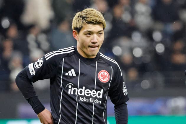 Ritsu Doan (Eintracht Frankfurt, 20) , Deutschland, Fussball, UEFA Champions League, 8. Spieltag, 2025 2026, Eintracht Frankfurt vs. Tottenham Hotspur, 28.01.2026, Frankfurt am Main Deutsche-Bank-Park Deutschland Copyright: xGrantxHubbsx