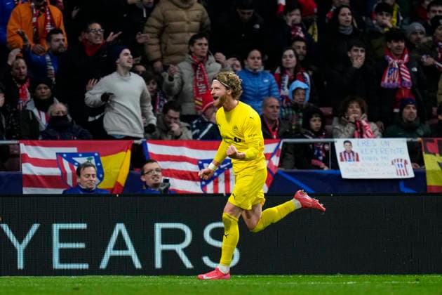 ESP: Atletico de Madrid - FK Bodo Glimt . UEFA Champions League. Matchday 8. Kasper Hogh of FK Bodo Glimt during the UEFA Champions League match, between Atletico de Madrid and FK Bodo Glimt played at Riyadh Air Mertropolitano Stadium on January 28, 2026 in Madrid, Spain. kpng Copyright: xCesarxCebollax xPRESSINx PS_260128_ATM_BOD_2566_136