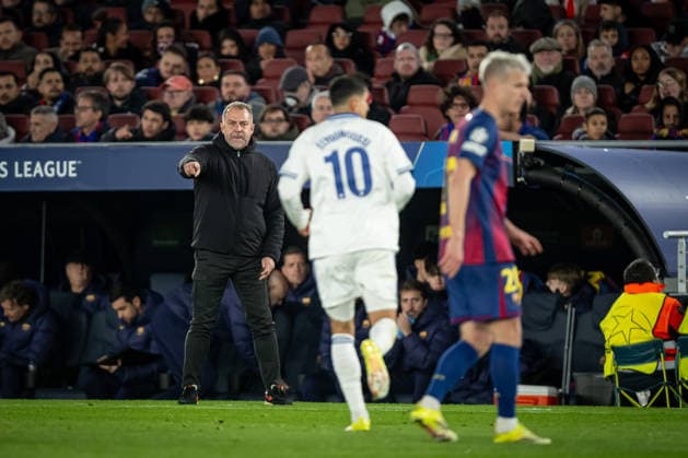Head Coach Hansi Flick FC Barcelona, Barca gestures during a UEFA Champions League match between FC Barcelona and Copenhagen at Spotify Camp Nou in Barcelona, , Spain, on January 28 2026. Photo by Felipe Mondino  Copyright: xFelipexMondino IPAxSportx xipa-agency.netx xx IPA_70676426 IPA_Agency_IPA70676426