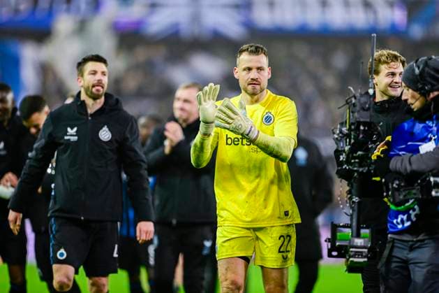 Club Brugge v Marseille - UEFA Champions League BRUGGE, BELGIUM - JANUARY 28 : Mignolet Simon goalkeeper of Club Brugge during the UEFA Champions League 2025 26 League Phase MD8 match between Club Brugge and Marseille on January 28, 2026 in Brugge, Belgium, 28 01 2026 Brugge Belgium  Copyright: xJanxDexMeuleneirx