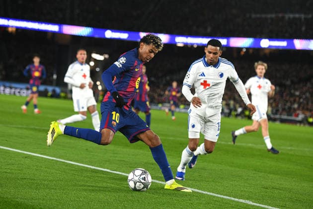FC Barcelona, Barca v FC COPENHAGUE SPOTIFY CAMP NOU. BARCELONA. January 28, 2026 FC BARCELONA vs FC COPENHAGUE January 28, 2026 Lamine Yamal (10) of FC Barcelona during the soccer match corresponding to the eigth match of the group stage of the UEFA Champions League between FC Barcelona and FC Copenhague at Spotify Camp Nou in Barcelona, Spain. Barcelona ESP Copyright: xS.xRosx