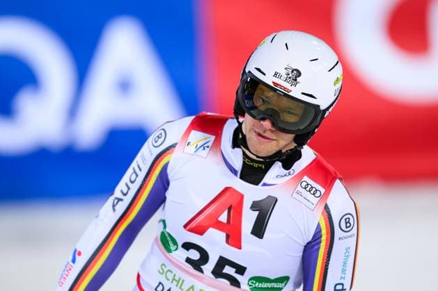 ALPINE SKIING - FIS WC Schladming SCHLADMING,AUSTRIA,28.JAN.26 - ALPINE SKIING - FIS World Cup, night slalom, men. Image shows Sebastian Holzmann (GER).  GEPAxpictures xChristianxMoser