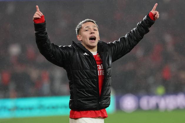 FBL-UEFA Champions League 2025-26 SL Benfica - Real Madrid Gianluca Prestianni (S.L.Benfica) celebrates during the UEFA Champions League 2025-26 League Phase MD8 match between Lisboa e Benfica and Real Madrid at Estadio da Luz on Wednesday 28 January 2026 in Lisbon, Portugal Copyright: JoaquimxFerreira