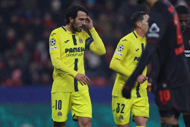 Dani Parejo (Villarreal CF) looks dejected during the UEFA Champions League 2025 26 League Phase MD8 match between Bayer 04 Leverkusen and Villarreal CF at BayArena on January 28, 2026 in Leverkusen, Germany. (Photo by Oliver Kaelke DeFodi Images) -