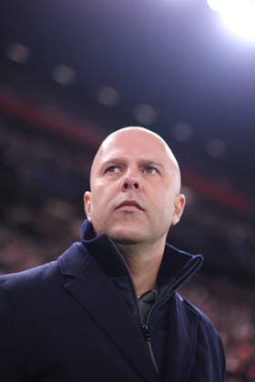 Football - UEFA Champions League - League Phase - Liverpool v Qarabag 28th January 2026 - UEFA Champions League - League Phase - Liverpool v Qarabag - Liverpool manager Arne Slot - Photo: Simon Stacpoole Offside. Manchester UK Copyright: xSimonxStacpoolexOffside