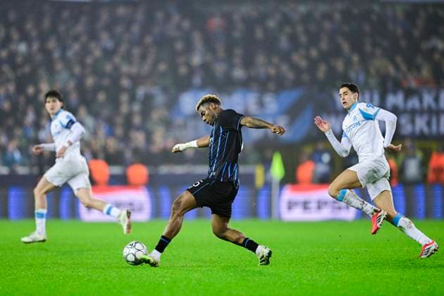 Club Brugge v Marseille - UEFA Champions League BRUGGE, BELGIUM - JANUARY 28 : Ordonez Joel defender of Club Brugge in action during the UEFA Champions League 2025 26 League Phase MD8 match between Club Brugge and Marseille on January 28, 2026 in Brugge, Belgium, 28 01 2026 Brugge Belgium  Copyright: xJanxDexMeuleneirx