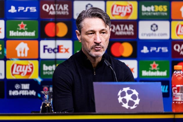 DORTMUND, GERMANY - JANUARY 28: Niko Kovac (Head Coach Borussia Dortmund) during the post game press conference, PK, Pressekonferenz after the UEFA Champions League match between Borussia Dortmund vs. FC Internazionale Milano at Signal Iduna Park on matchday 8 of the UEFA Champions League on January 28, 2026 in Dortmund, Germany. North Rhine Westphalia Germany Copyright: xSteffiexWunderlx