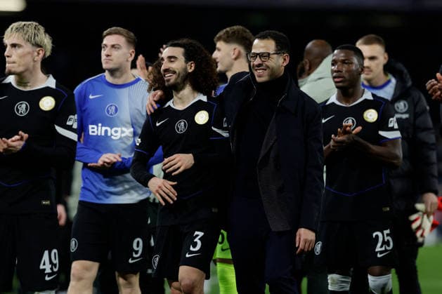 CALCIO - UEFA Champions League - SSC Napoli vs Chelsea FC Chelsea celebrate victory martch during match UEFA Champions League 2025 26 League Phase MD8 SSC Napoli vs Chelsea at Stadio Maradona on January 28, 2026. Naples Italy  Copyright: xIPAxSport ABACAx