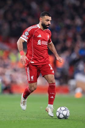 Football - UEFA Champions League - League Phase - Liverpool v Qarabag 28th January 2026 - UEFA Champions League - League Phase - Liverpool v Qarabag - Mohamed Salah of Liverpool - Photo: Simon Stacpoole Offside. Manchester UK Copyright: xSimonxStacpoolexOffside