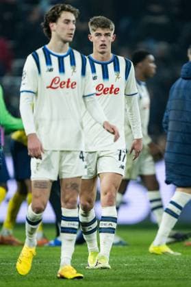 Atalanta s Charles De Ketelaere looks dejected after losing a soccer game between Belgian Royale Union Saint-Gilloise and Italian Atalanta Bergamo, on Wednesday 28 January 2026 in Brussels, on the eight day of the League phase of the UEFA Champions League tournament. JASPERxJACOBS  x159405474x