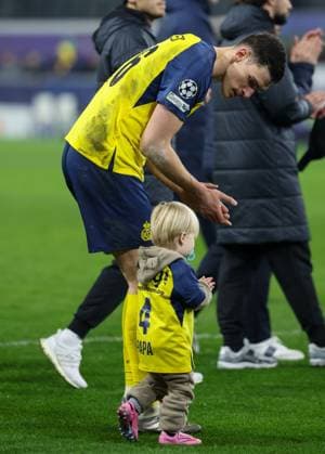 Union s Ross Sykes pictured after a soccer game between Belgian Royale Union Saint-Gilloise and Italian Atalanta Bergamo, on Wednesday 28 January 2026 in Brussels, on the eight day of the League phase of the UEFA Champions League tournament. VIRGINIExLEFOUR  x159408028x