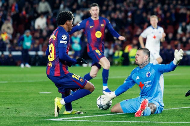 Lamine Yamal (Barcelona), JANUARY 28, 2026 - Football Soccer : UEFA Champions League match between FC Barcelona, Barca 4-1 FC Copenhagen at Spotify Camp Nou in Barcelona, Spain. Noxthirdxpartyxsales  aflo_317761541