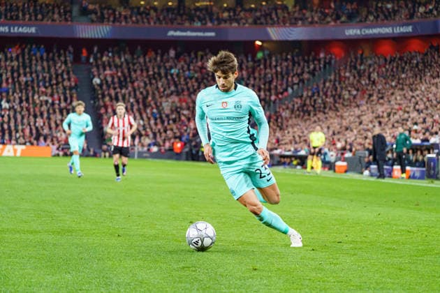 Daniel Braganca seen during UEFA Champions League phase game between teams of Athletic Club and Sporting CP (Mickael Ducint Ball Raw Images) Bilbao San Mames Spain Copyright: xMickaelxDucintx AthleticSporting2526-120