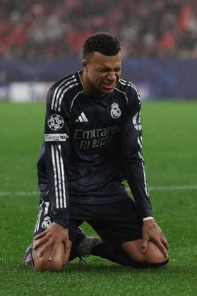FBL-UEFA Champions League 2025-26 SL Benfica - Real Madrid Kylian Mbappe (Real Madrid) dissapointed during the UEFA Champions League 2025-26 League Phase MD8 match between Lisboa e Benfica and Real Madrid at Estadio da Luz on Wednesday 28 January 2026 in Lisbon, Portugal Copyright: JoaquimxFerreira