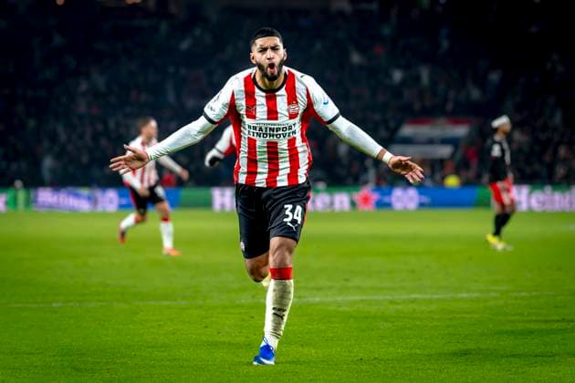 PSV Eindhoven midfielder Ismael Saibari during the match PSV Eindhoven vs FC Bayern Munchen at the Philips stadium for the Champions League - League phase - Matchday 8 season 2025-2026 in EINDHOVEN, Netherlands on 28 01 2026, (Photo by Marcel van Dorst EYE4IMAGES) -