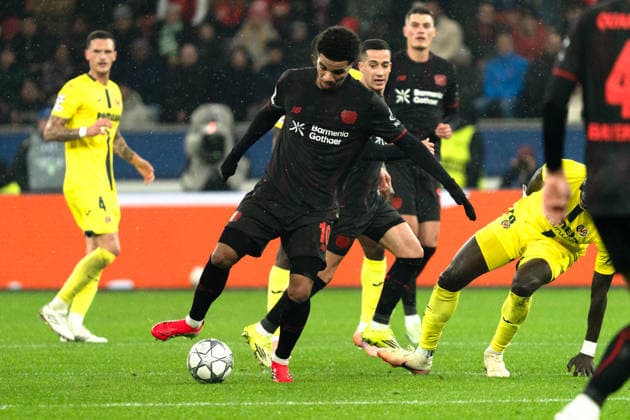 UEFA Champions League 2025 26 Bayer 04 Leverkusen vs. Villarreal CF 8. Spieltag der Ligaphase Mittwoch, 28.01.2026 BayArena (Nordrhein-Westfalen, Deutschland) Malik Tillman ( 10) Copyright: xCelinaxLeiersx