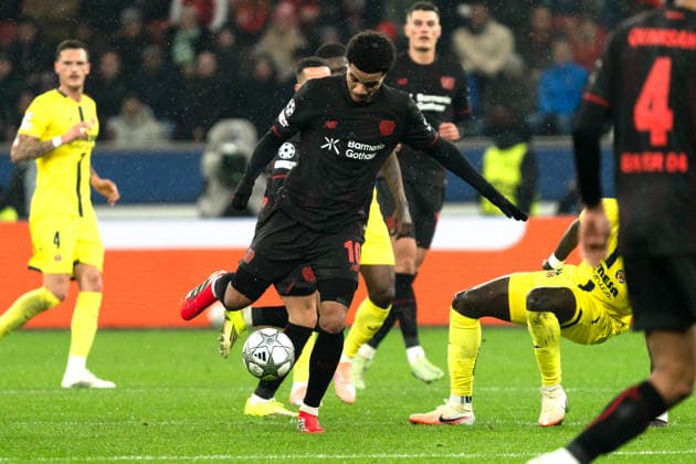 UEFA Champions League 2025 26 Bayer 04 Leverkusen vs. Villarreal CF 8. Spieltag der Ligaphase Mittwoch, 28.01.2026 BayArena (Nordrhein-Westfalen, Deutschland) Malik Tillman ( 10) Copyright: xCelinaxLeiersx