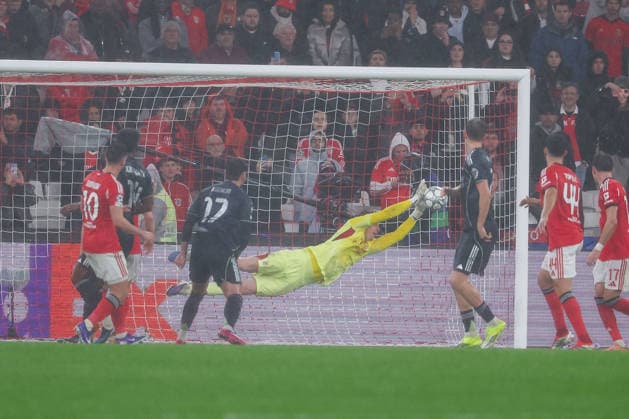 FBL-UEFA Champions League 2025-26 SL Benfica - Real Madrid Torwart Anatoliy Trubin (S.L.Benfica) in action during the UEFA Champions League 2025-26 League Phase MD8 match between Lisboa e Benfica and Real Madrid at Estadio da Luz on Wednesday 28 January 2026 in Lisbon, Portugal Copyright: JoaquimxFerreira