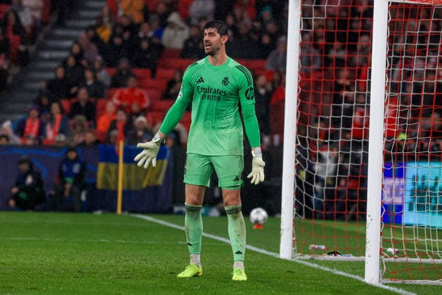 Estadio da Luz Thibaut Courtois of Real Madrid CF in action during the UEFA Champions League 2025 26 League Phase MD8 match between SL Benfica and Real Madrid C.F. at on January 28, 2026 in Lisbon, Portugal. UEFA Champions League 2025 26 League Phase MD8 - SL Benfica vs Rea Madrid CF (Valter Gouveia SPP) Copyright: xValterxGouveia SPPx spp-en-VaGo-VG_L6317