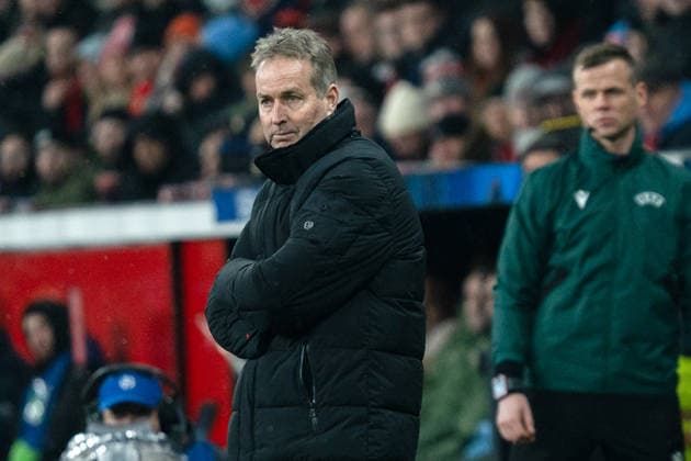 UEFA Champions League 2025 26 Bayer 04 Leverkusen vs. Villarreal CF 8. Spieltag der Ligaphase Mittwoch, 28.01.2026 BayArena (Nordrhein-Westfalen, Deutschland) Kasper Hjulmand (Cheftrainer) Copyright: xCelinaxLeiersx
