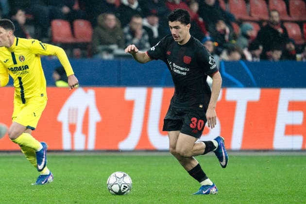 UEFA Champions League 2025 26 Bayer 04 Leverkusen vs. Villarreal CF 8. Spieltag der Ligaphase Mittwoch, 28.01.2026 BayArena (Nordrhein-Westfalen, Deutschland) Ibrahim Maza ( 30) Copyright: xCelinaxLeiersx