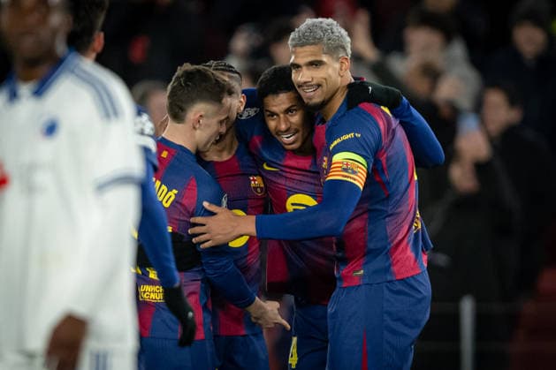 UEFA Champions League FC Barcelona, Barca Vs Copenhagen in Barcelona, Spain - 28 Jan 2026 Marcus Rashford of FC Barcelona celebrates during a UEFA Champions League match between FC Barcelona and Copenhagen at Spotify Camp Nou. Final score FC Barcelona 4 :1 Copenhagen Barcelona Spain Copyright: xFelipexMondinox xSOPAxImagesx SP0744-1729