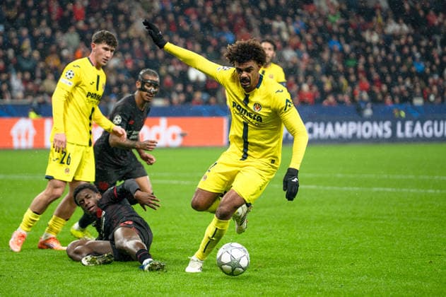 UEFA Champions League 2025 26 Bayer 04 Leverkusen vs. Villarreal CF 8. Spieltag der Ligaphase Mittwoch, 28.01.2026 BayArena (Nordrhein-Westfalen, Deutschland) Renato Veiga ( 12) Copyright: xCelinaxLeiersx