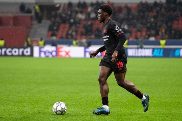 UEFA Champions League 2025 26 Bayer 04 Leverkusen vs. Villarreal CF 8. Spieltag der Ligaphase Mittwoch, 28.01.2026 BayArena (Nordrhein-Westfalen, Deutschland) Ernest Poku ( 19) Copyright: xCelinaxLeiersx