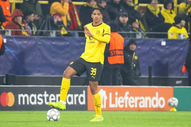 Dortmund, Deutschland 28. Januar 2026: Champions League - 2025 2026 - Borussia Dortmund vs. Inter Mailand Im Bild: Filippo Mane (BVB) Signal Iduna Park Nordrhein Westfalen Copyright: xFotostandx xFantinix