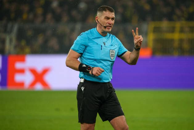 Dortmund, Deutschland 28. Januar 2026: Champions League - 2025 2026 - Borussia Dortmund vs. Inter Mailand Im Bild: Schiedsrichter Istvan Kovacs (Rumänien) Signal Iduna Park Nordrhein Westfalen Copyright: xFotostandx xFantinix