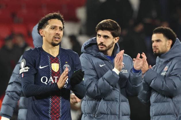 CHAMPION S LEAGUE PSG NEWCASTLE PHOTOPQR LE PARISIEN LP Fred Dugit ; Paris ; 28 01 2026 ; Sports Parc des Princes, Paris (XVIe), le 28 01 2026 Ligue des Champions Psg-Newcastle Marquinhos (5) LP Fred Dugit