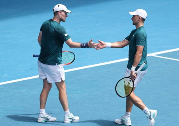 TENIS AUSTRALIAN OPEN 2026 29012026 N Z JAN ZIELINSKI I LUKE JOHNSON POLFINAL DEBEL AUSTRALIAN OPEN W MELBOURNE MARCIN CHOLEWINSKI NEWSPIX.PL TENIS AUSTRALIAN OPEN 2026 29012026 JAN ZIELINSKI AND LUKE JOHNSON IN THE SEMIFINAL DOUBLE GAME OF AUSTRALIAN OPEN IN MELBOURNE NEWSPIX.PL --- newspix.pl 