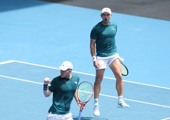 TENIS AUSTRALIAN OPEN 2026 29012026 N Z JAN ZIELINSKI I LUKE JOHNSON POLFINAL DEBEL AUSTRALIAN OPEN W MELBOURNE MARCIN CHOLEWINSKI NEWSPIX.PL TENIS AUSTRALIAN OPEN 2026 29012026 JAN ZIELINSKI AND LUKE JOHNSON IN THE SEMIFINAL DOUBLE GAME OF AUSTRALIAN OPEN IN MELBOURNE NEWSPIX.PL --- newspix.pl 