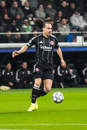 Arthur Theate (Eintracht Frankfurt) - Frankfurt 28.01.2026: Eintracht Frankfurt vs. Tottenham Hotspurs, Deutsche Bank Park, 8. Spieltag Champions League
