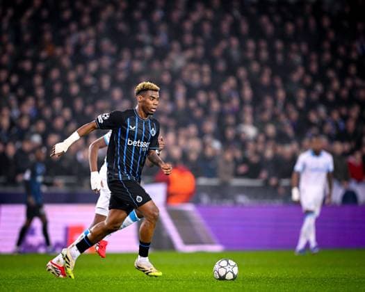 Club Brugge v Marseille - UEFA Champions League BRUGGE, BELGIUM - JANUARY 28 : Onyedika Nwadike Raphael midfielder of Club Brugge during the UEFA Champions League 2025 26 League Phase MD8 match between Club Brugge and Marseille on January 28, 2026 in Brugge, Belgium, 28 01 2026  Copyright: xTomasxSiskx
