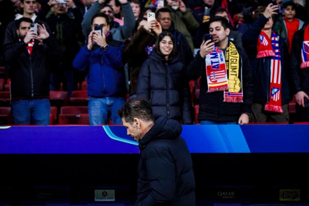 Atletico de Madrid vs Bodo Glimt - UEFA Champions League - 28 01 2026 Diego Pablo Simeone head coach of Atletico de Madrid during the UEFA Champions League match between Atletico de Madrid and Bodo Glimt at Riyadh Air Metropolitano on January 28, 2026 in Madrid, Spain. Madrid Spain Copyright: xMarinaxFrutos PGSxPhotoxAgencyx
