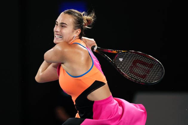 Aryna Sabalenka during her semi-final match Australian Open tennis tournament, Day Twelve, Melbourne Park, Australia - 29 Jan 2026Melbourne Melbourne Park Victoria (VIC) Australia  Copyright: xEllaxLing Shutterstockx 16455615ah