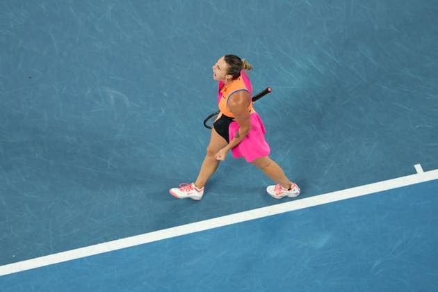 Aryna Sabalenka during her Semi-final match Australian Open tennis tournament, Day Twelve, Melbourne Park, Australia - 29 Jan 2026Melbourne Melbourne Park Victoria (VIC) Australia  Copyright: xRachelxBach Shutterstockx 16455614al