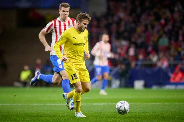 FK Bodo Glimt s Fredrik Andre Bjorkan during Champions League 2025 2026, Round 8 match. January 28 ,2026. (20260128084)