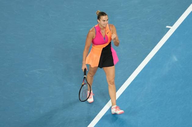 Aryna Sabalenka wins her Semi-final match Australian Open tennis tournament, Day Twelve, Melbourne Park, Australia - 29 Jan 2026Melbourne Melbourne Park Victoria (VIC) Australia  Copyright: xRachelxBach Shutterstockx 16455614at