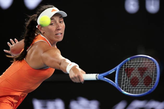 Jessica Pegula during her semi-final match Australian Open tennis tournament, Day Twelve, Melbourne Park, Australia - 29 Jan 2026Melbourne Melbourne Park Victoria (VIC) Australia  Copyright: xEllaxLing Shutterstockx 16455615bq