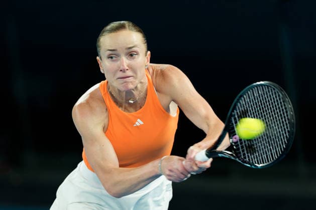 January 29, 2026: 12th seed ELINA SVITOLINA of Ukraine in action against 1st seed ARYNA SABALENKA of Belarus on Rod Laver Arena in a Women s Singles Semifinals match on day 12 of the 2026 Australian Open in Melbourne, Australia. SABALENKA won 62 63. Cal Media Melbourne Australia - ZUMAc04_ 20260129_faf_c04_008 Copyright: xSydneyxLowx